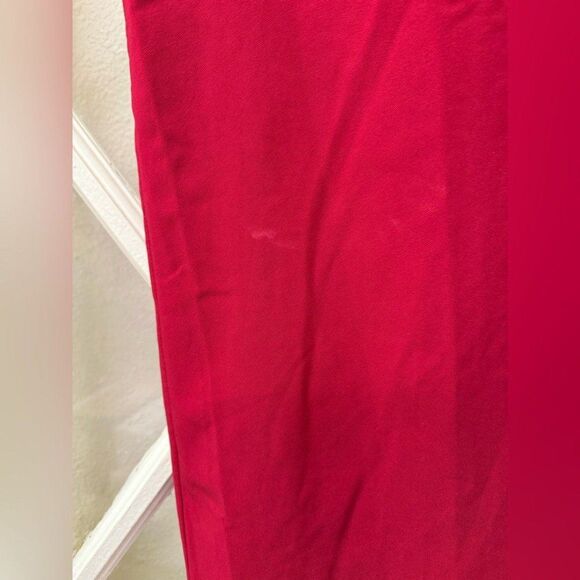 AIDAN MATTOX Red Sweetheart Gown - Picture 6 of 12